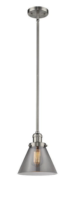 Innovations 201S-SN-G43 One Light Mini Pendant, Brushed Satin Nickel