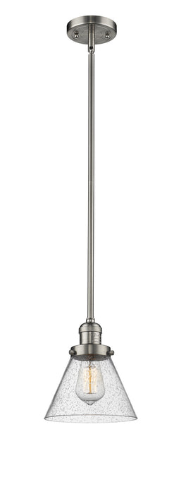 Innovations 201S-SN-G44 One Light Mini Pendant, Brushed Satin Nickel