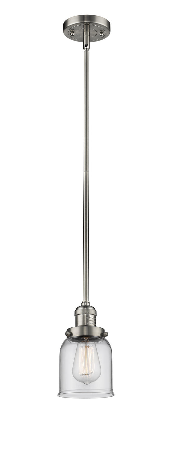 Innovations 201S-SN-G52 One Light Mini Pendant, Brushed Satin Nickel