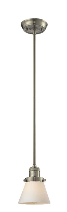 Innovations 201S-SN-G61 One Light Mini Pendant, Brushed Satin Nickel