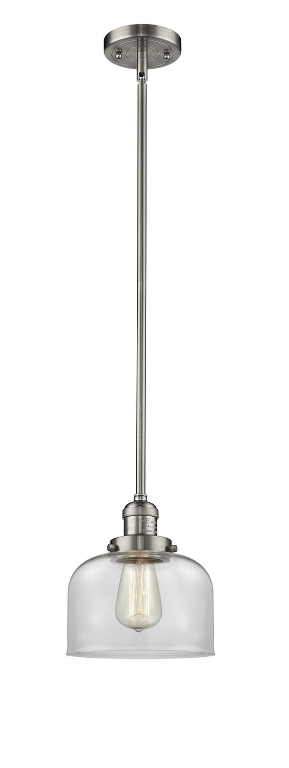 Innovations 201S-SN-G72 One Light Mini Pendant, Brushed Satin Nickel