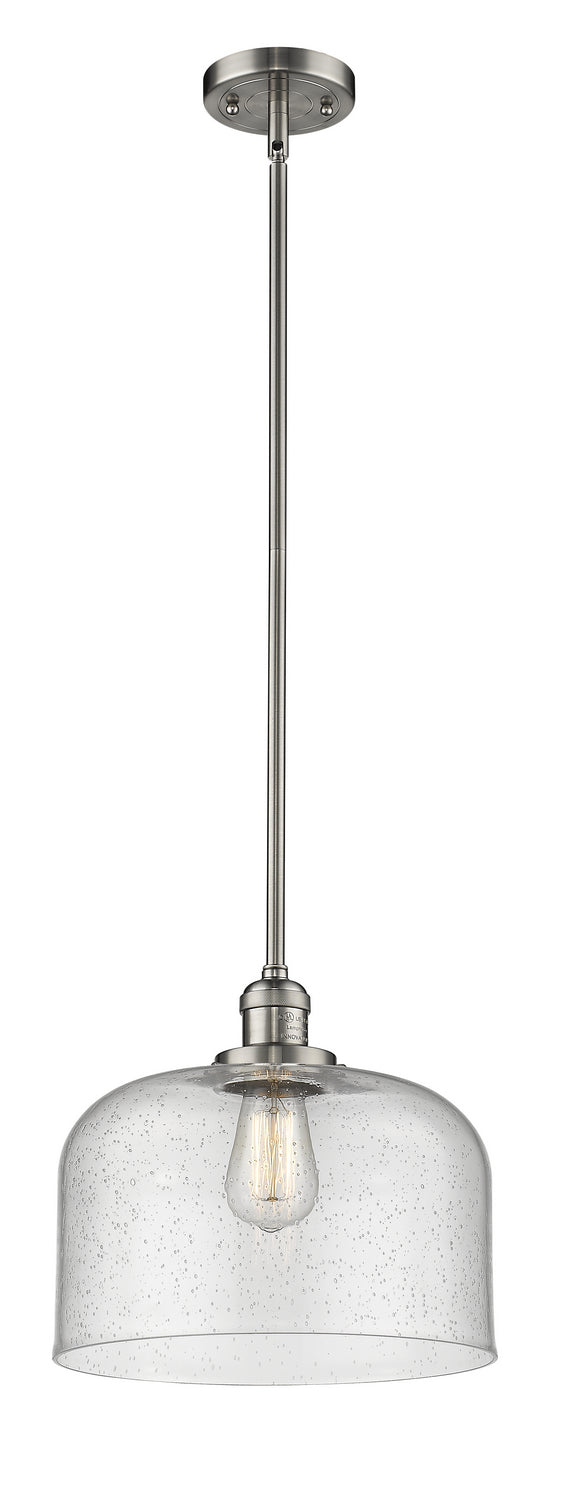 Innovations 201S-SN-G74-L One Light Mini Pendant, Brushed Satin Nickel
