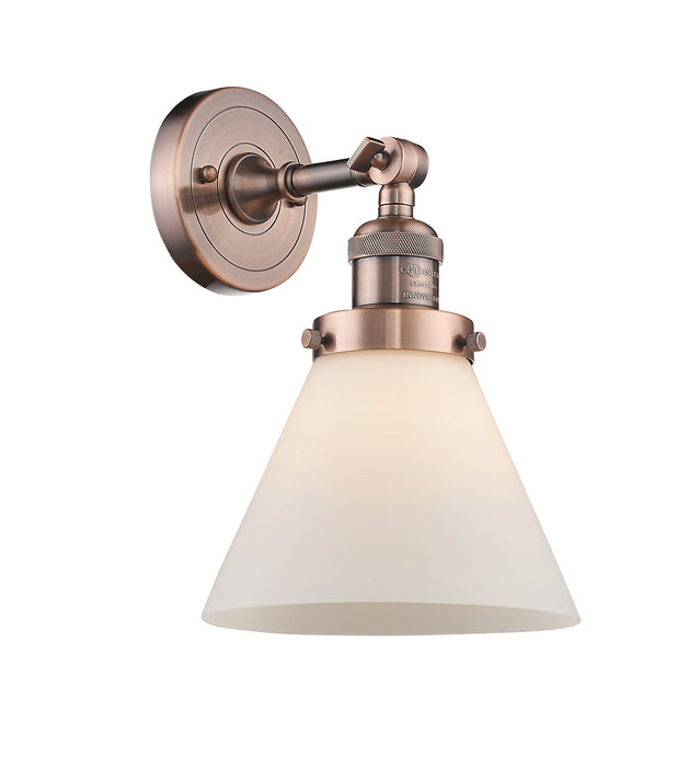 Innovations 203-AC-G41 One Light Wall Sconce, Antique Copper