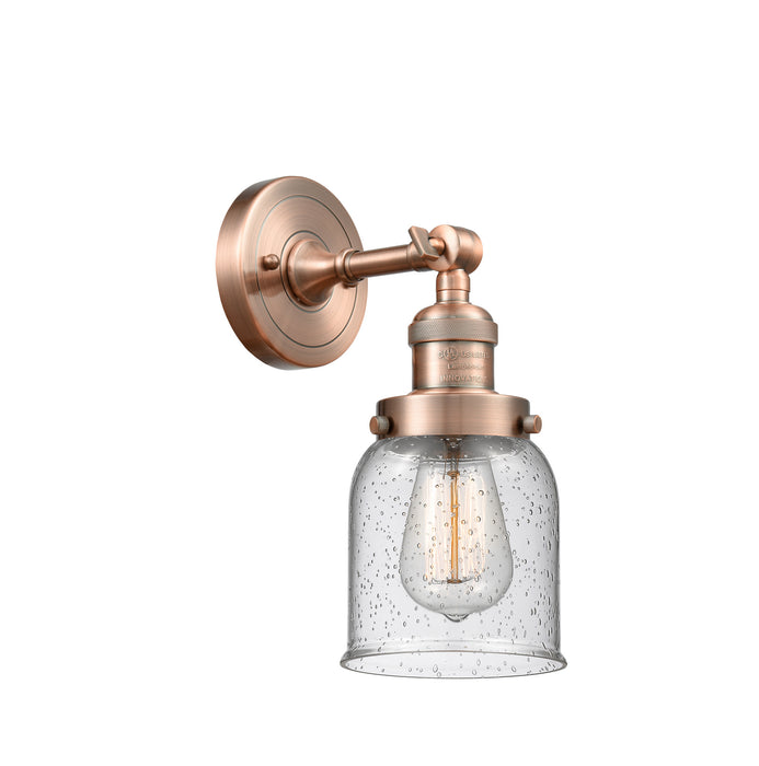 Innovations 203-AC-G54 One Light Wall Sconce, Antique Copper