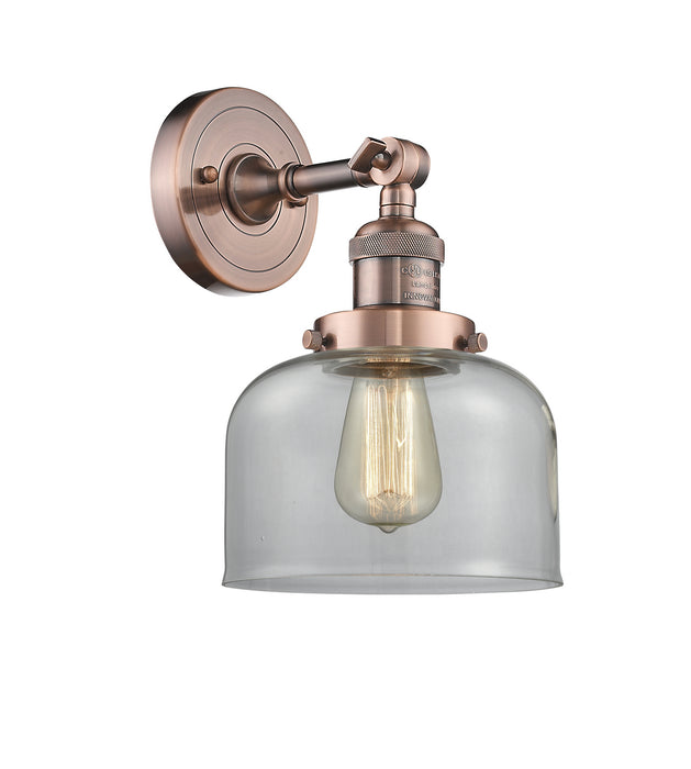 Innovations 203-AC-G72 One Light Wall Sconce, Antique Copper