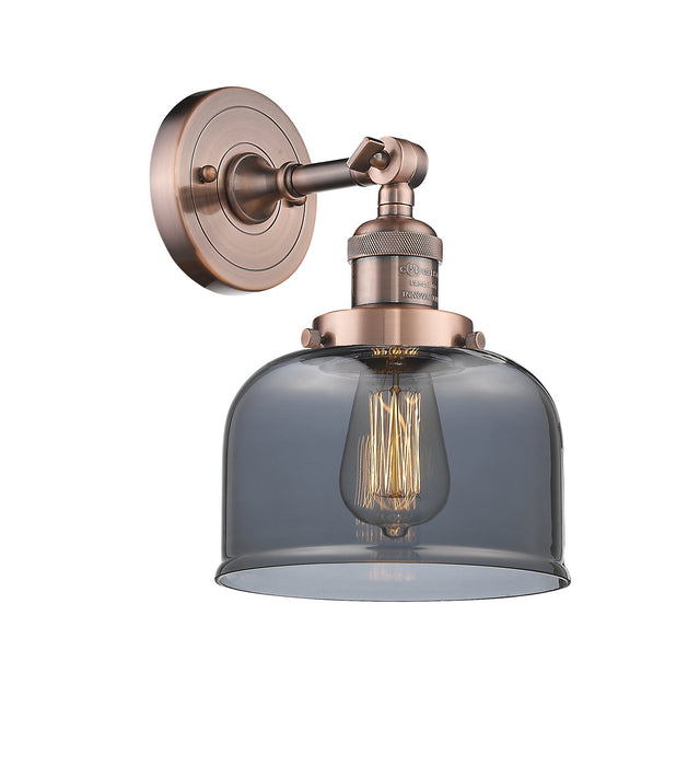Innovations 203-AC-G73 One Light Wall Sconce, Antique Copper
