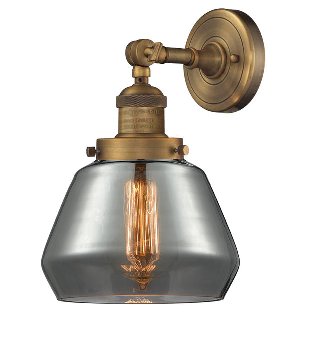 Innovations 203-BB-G173 One Light Wall Sconce, Brushed Brass