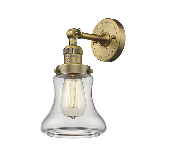 Innovations 203-BB-G192 One Light Wall Sconce, Brushed Brass