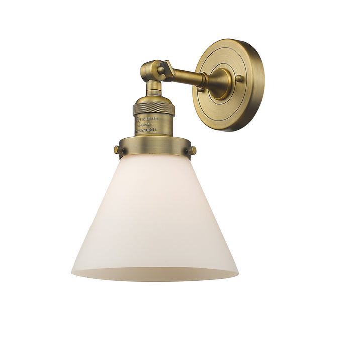 Innovations 203-BB-G41 One Light Wall Sconce, Brushed Brass