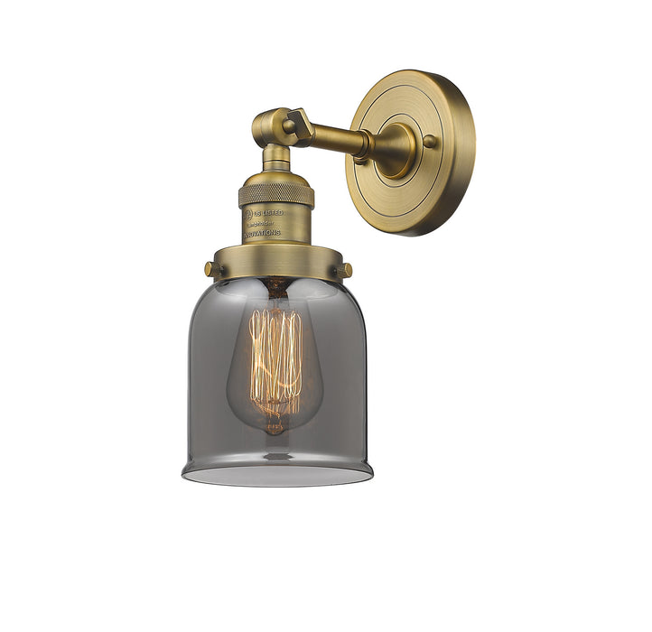Innovations 203-BB-G53 One Light Wall Sconce, Brushed Brass