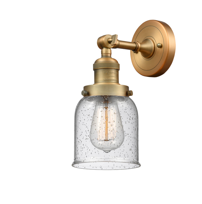 Innovations 203-BB-G54 One Light Wall Sconce, Brushed Brass