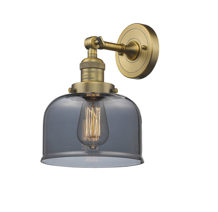 Innovations 203-BB-G73 One Light Wall Sconce, Brushed Brass
