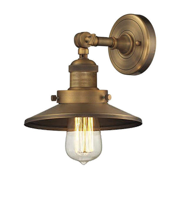 Innovations 203-BB-M4 One Light Wall Sconce, Brushed Brass