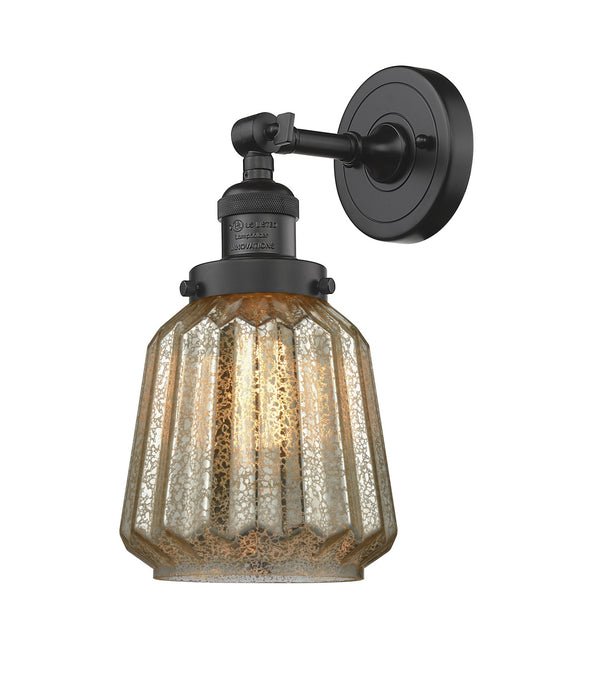 Innovations 203-OB-G146 One Light Wall Sconce, Oil Rubbed Bronze