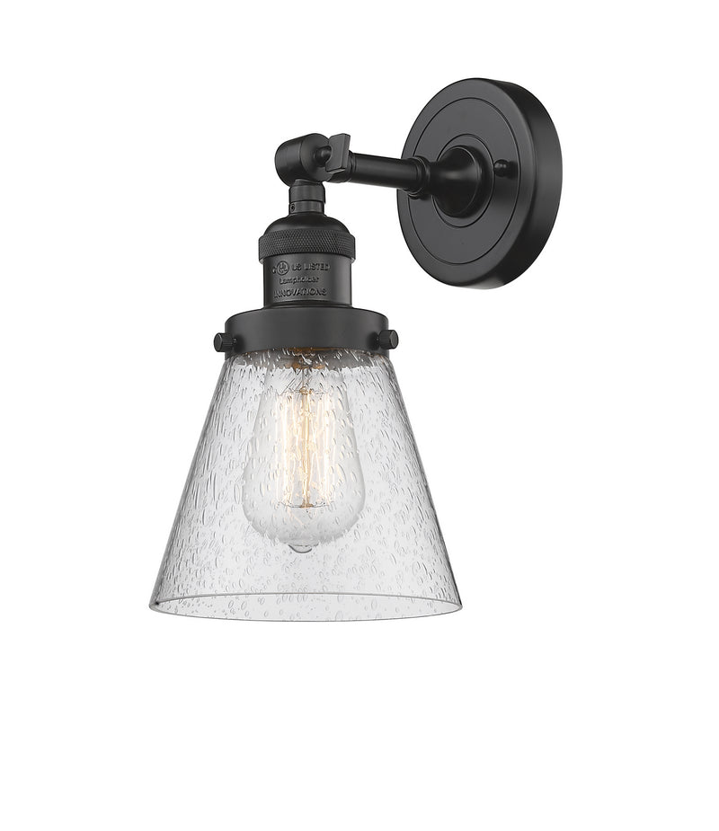 Innovations 203-OB-G64 One Light Wall Sconce, Oil Rubbed Bronze