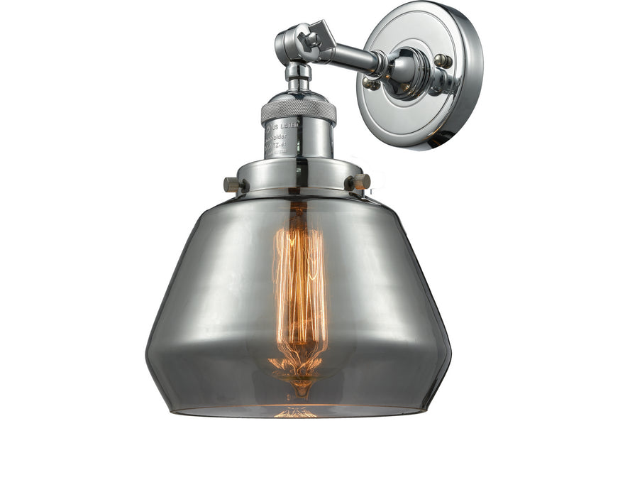 Innovations 203-PC-G173 One Light Wall Sconce, Polished Chrome