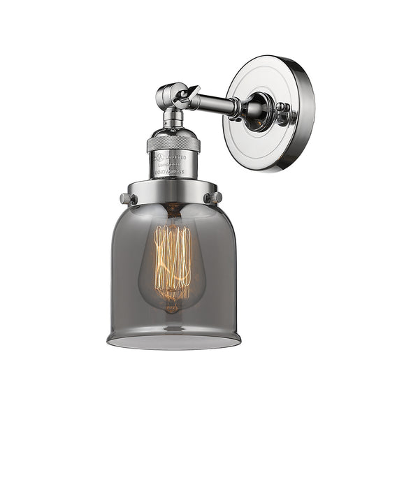 Innovations 203-PC-G53 One Light Wall Sconce, Polished Chrome