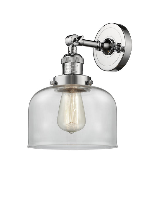 Innovations 203-PC-G72 One Light Wall Sconce, Polished Chrome