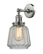 Innovations 203-PN-G142 One Light Wall Sconce, Polished Nickel