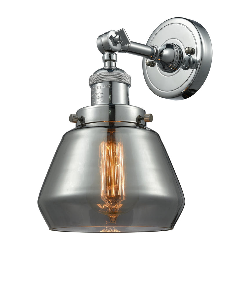 Innovations 203-PN-G173 One Light Wall Sconce, Polished Nickel