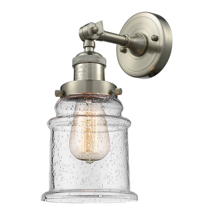 Innovations 203-PN-G184 One Light Wall Sconce, Polished Nickel