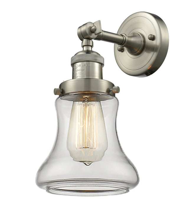 Innovations 203-PN-G192 One Light Wall Sconce, Polished Nickel