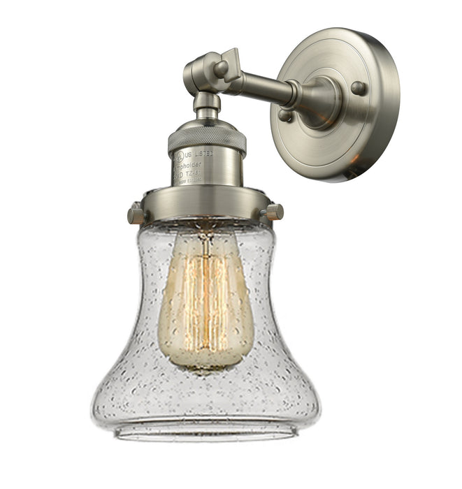 Innovations 203-PN-G194 One Light Wall Sconce, Polished Nickel