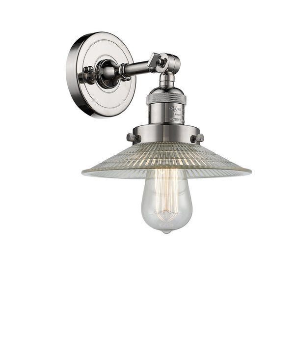 Innovations 203-PN-G2 One Light Wall Sconce, Polished Nickel