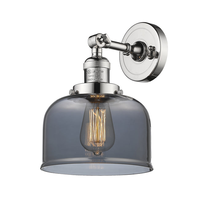 Innovations 203-PN-G73 One Light Wall Sconce, Polished Nickel