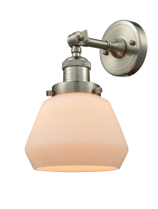 Innovations 203-SN-G171 One Light Wall Sconce, Brushed Satin Nickel