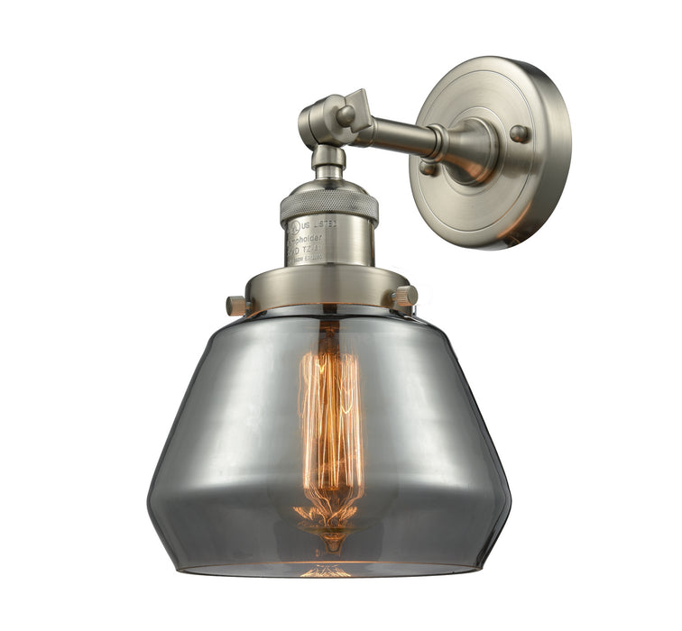 Innovations 203-SN-G173 One Light Wall Sconce, Brushed Satin Nickel