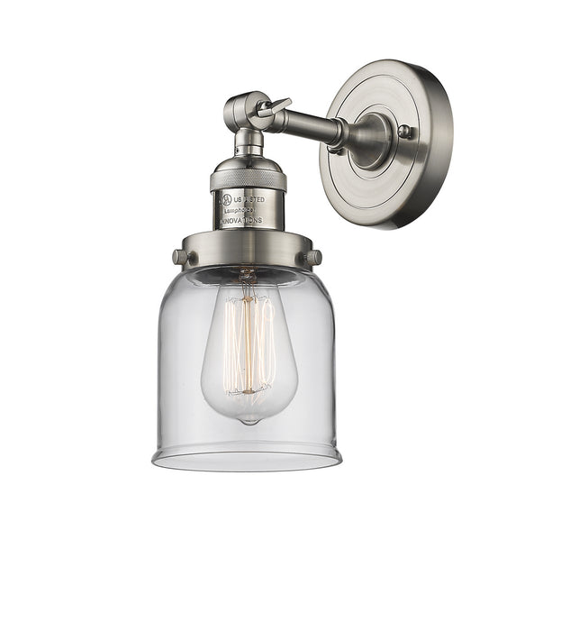 Innovations 203-SN-G52 One Light Wall Sconce, Brushed Satin Nickel