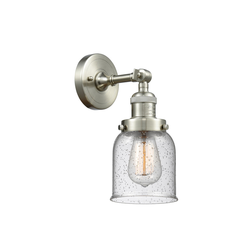 Innovations 203-SN-G54 One Light Wall Sconce, Brushed Satin Nickel