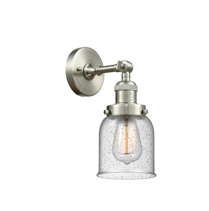 Innovations 203-SN-G54 One Light Wall Sconce, Brushed Satin Nickel