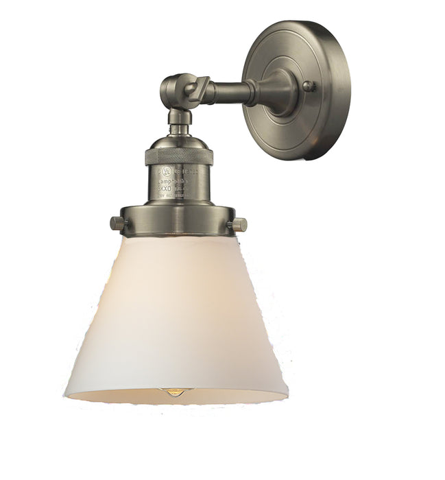 Innovations 203-SN-G61 One Light Wall Sconce, Brushed Satin Nickel