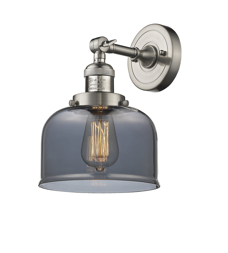 Innovations 203-SN-G73 One Light Wall Sconce, Brushed Satin Nickel