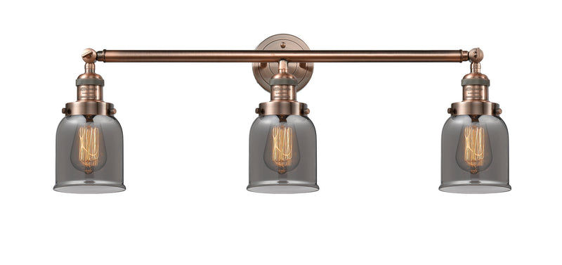 Innovations 205-AC-G53 Three Light Bath Vanity, Antique Copper