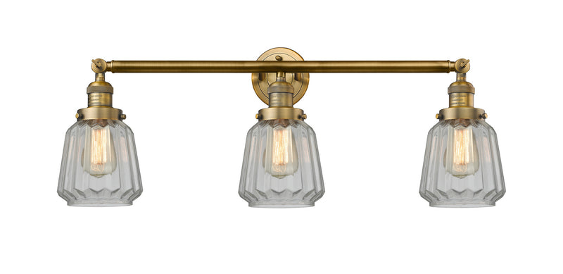 Innovations 205-BB-G142 Three Light Bath Vanity, Brushed Brass