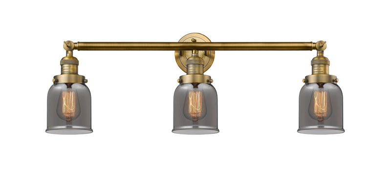 Innovations 205-BB-G53 Three Light Bath Vanity, Brushed Brass