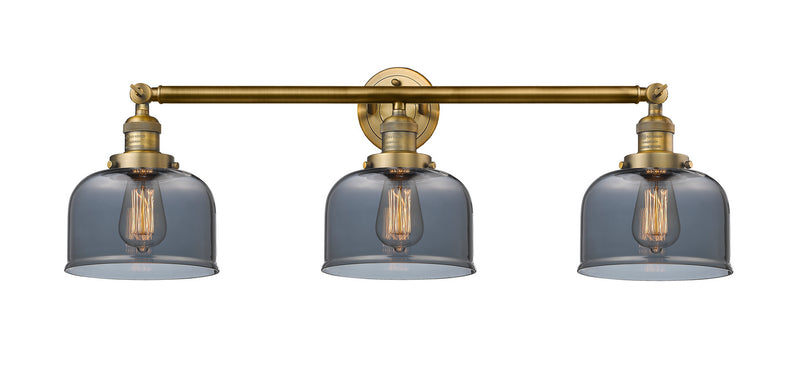 Innovations 205-BB-G73 Three Light Bath Vanity, Brushed Brass