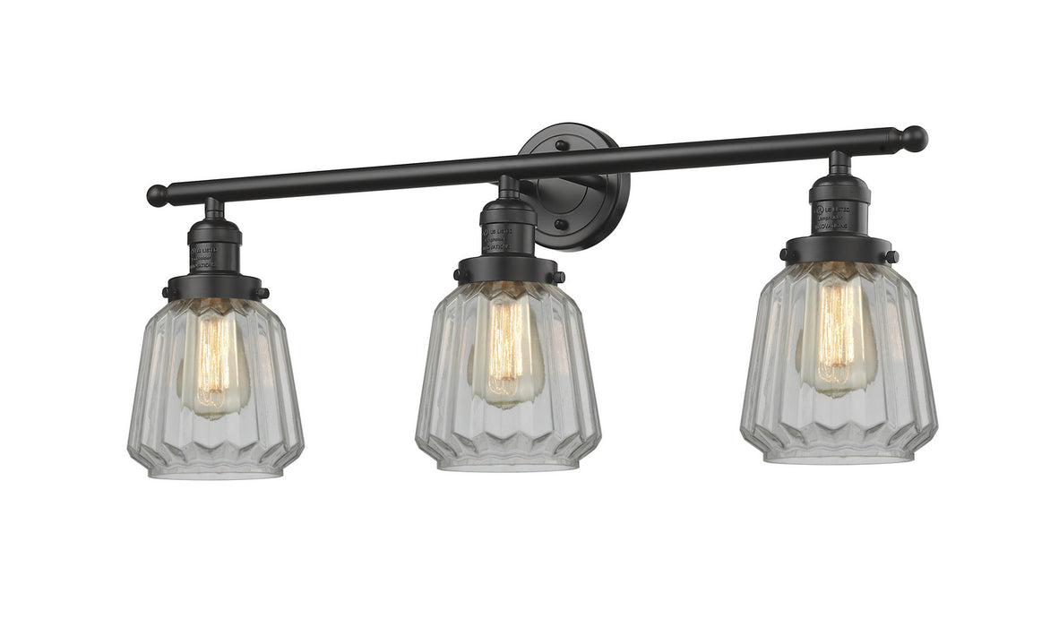 Innovations 205-OB-G142 Three Light Bath Vanity, Oil Rubbed Bronze