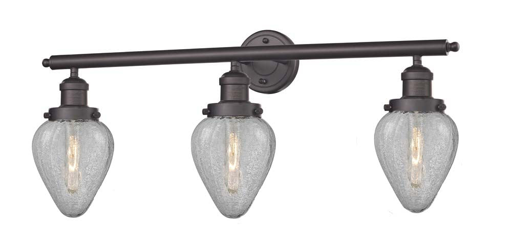 Innovations 205-OB-G165 Three Light Bath Vanity, Oil Rubbed Bronze