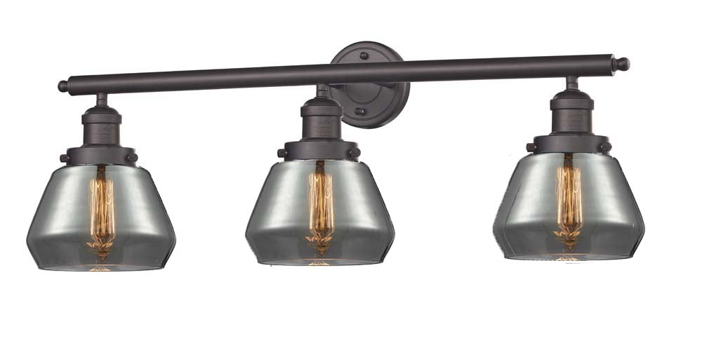 Innovations 205-OB-G173 Three Light Bath Vanity, Oil Rubbed Bronze