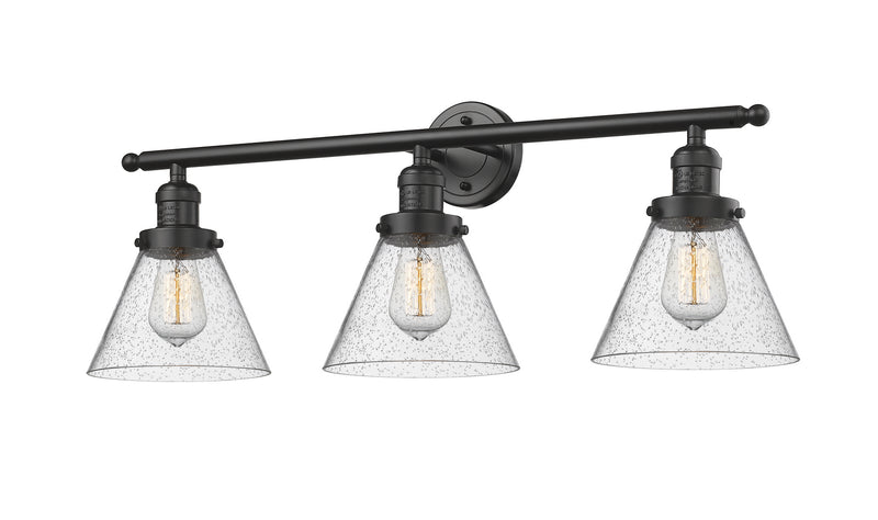 Innovations 205-OB-G44 Three Light Bath Vanity, Oil Rubbed Bronze