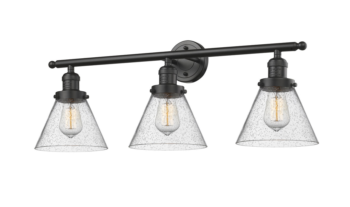 Innovations 205-OB-G44 Three Light Bath Vanity, Oil Rubbed Bronze