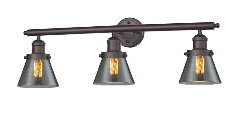Innovations 205-OB-G63 Three Light Bath Vanity, Oil Rubbed Bronze