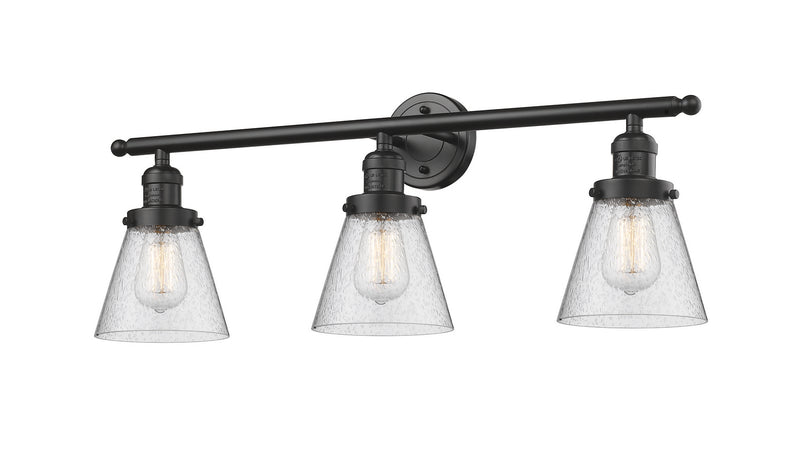 Innovations 205-OB-G64 Three Light Bath Vanity, Oil Rubbed Bronze