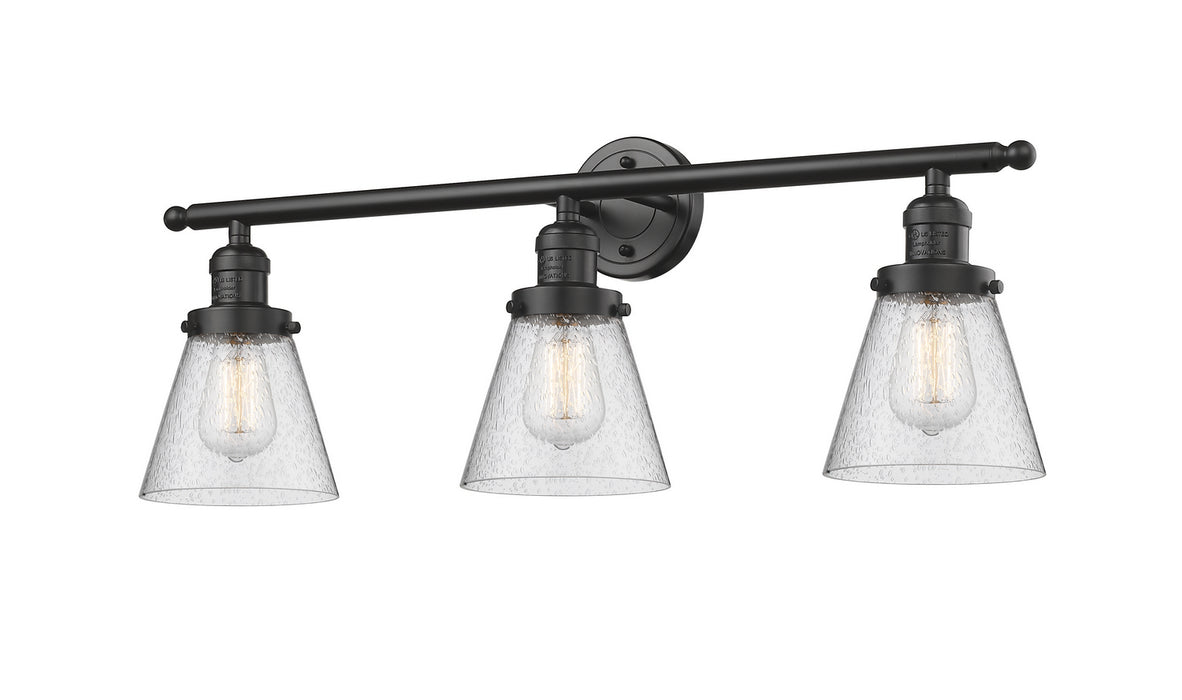 Innovations 205-OB-G64 Three Light Bath Vanity, Oil Rubbed Bronze
