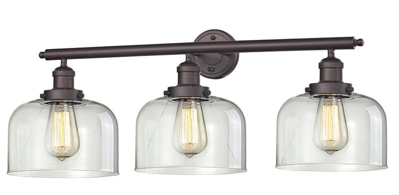 Innovations 205-OB-G73 Three Light Bath Vanity, Oil Rubbed Bronze