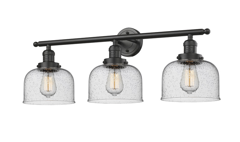 Innovations 205-OB-G74 Three Light Bath Vanity, Oil Rubbed Bronze